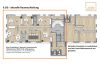 Zwei Büroeinheiten (200m²/235m²) - Innenstadt/Barrierefrei/ Parkplätze/Provisionsfrei - Grundrissplan 6.OG
